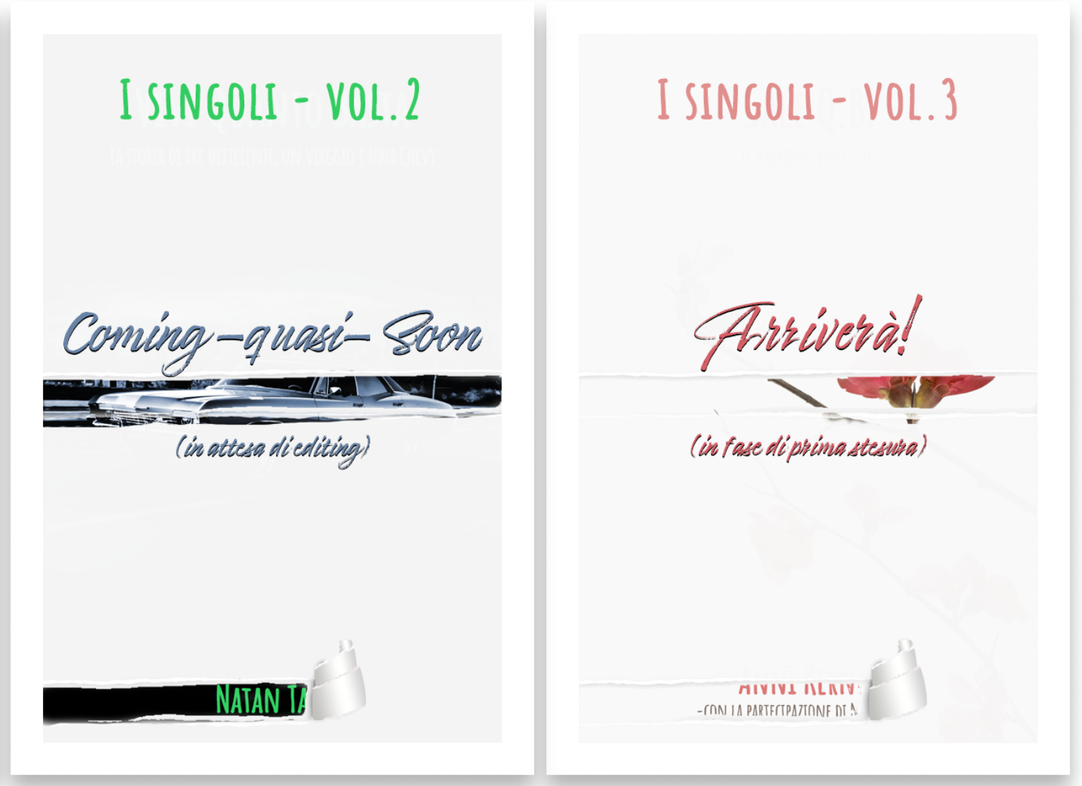 Serie di libri "I Singoli" - Novità in arrivo - Multae Rosae - Natan Tale & Laura Altamura - Un "esperimento" artistico-editoriale