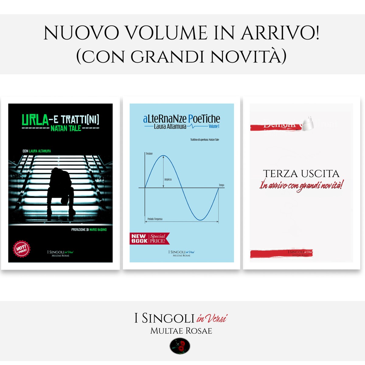 NEWS! Nuova raccolta per “I Singoli in Versi”: presto in arrivo con grandi&nbsp;novità
